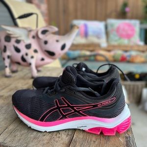 Asics Women Gel-Pulse 7 Running Shoes Purple And Black